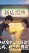 扶妹魔老公把钱给宝宝病小姑子后，悔疯了